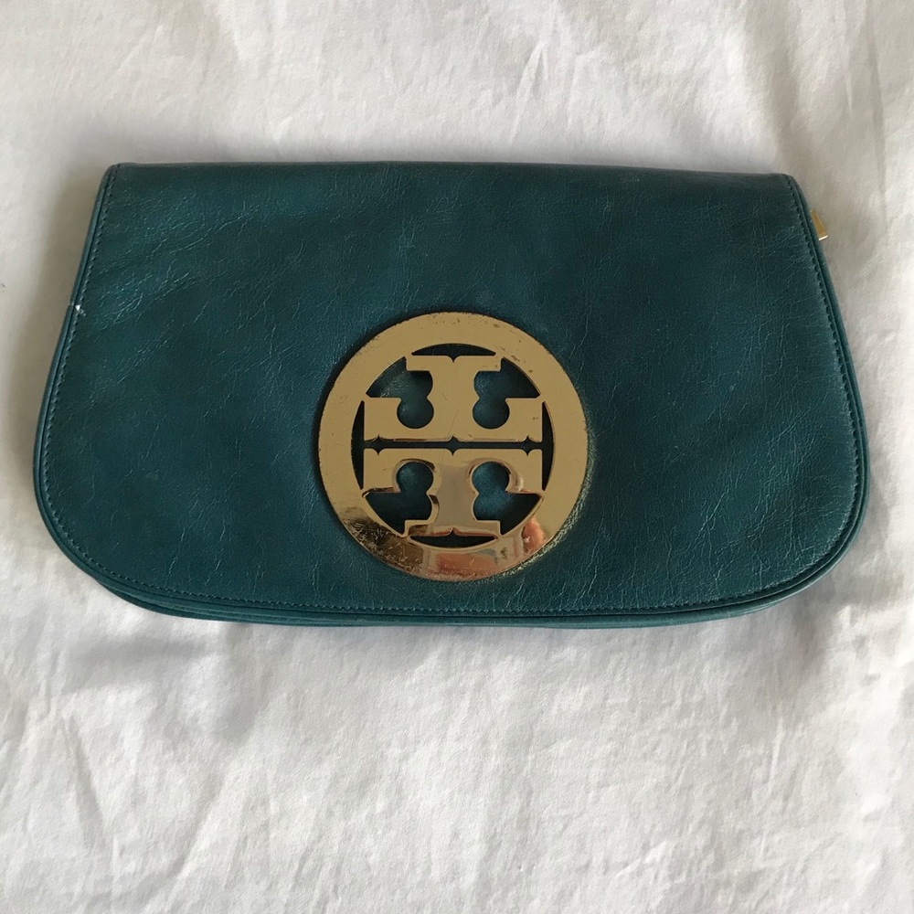 Tory Burch Turquoise Clutch